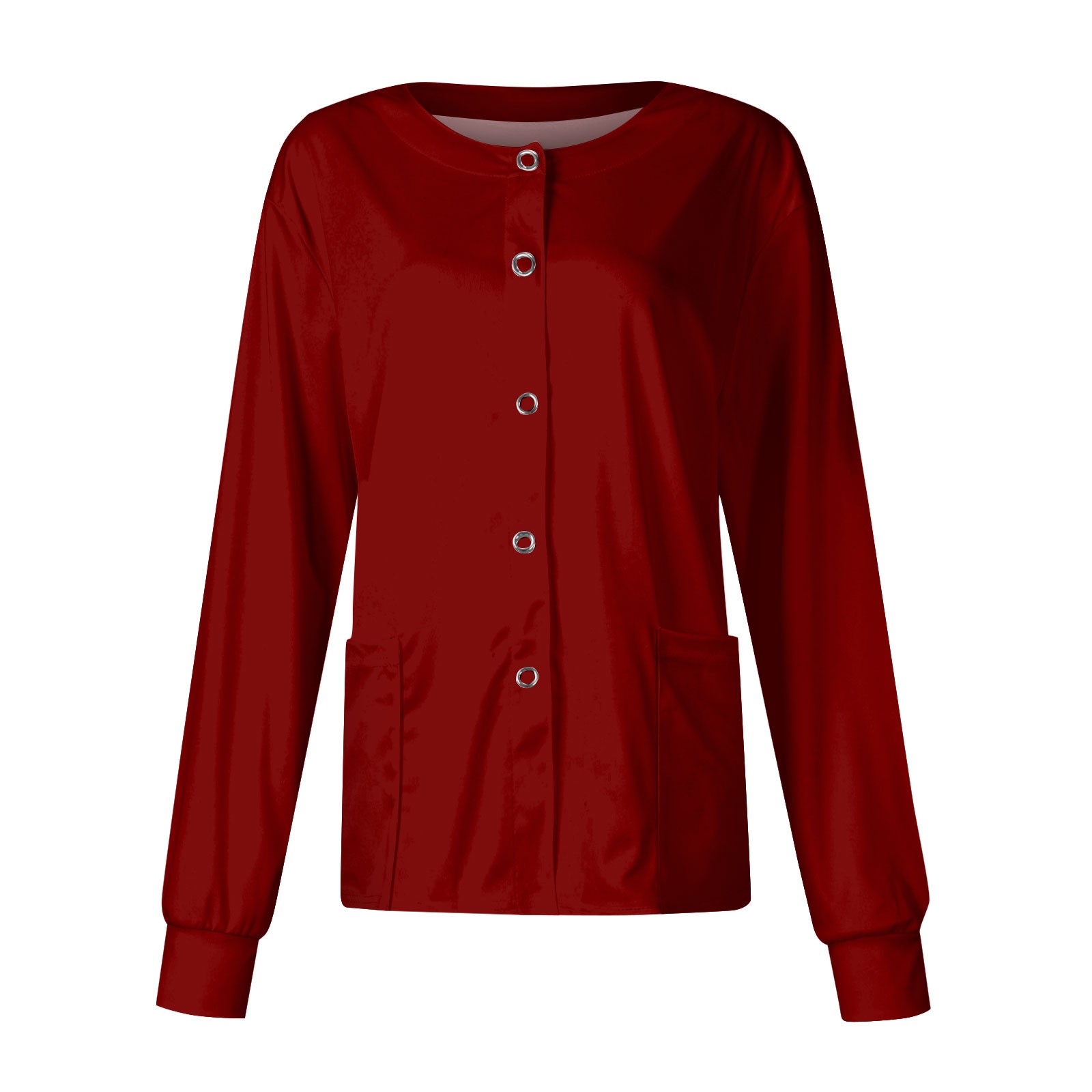 Women Long Sleeve Pocket Worki - Medical Lab Uniform review and price