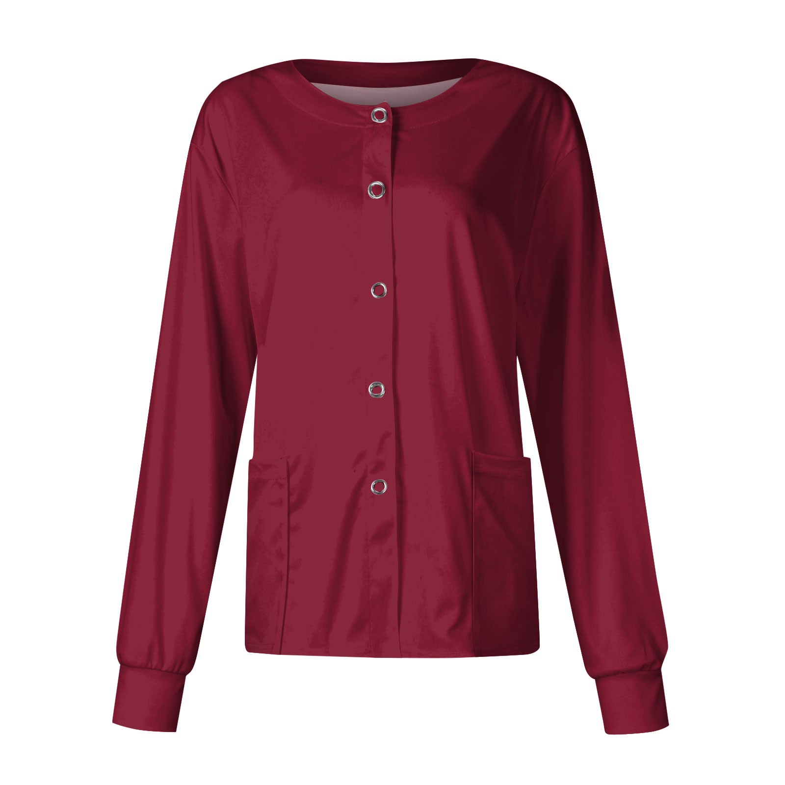 Women Long Sleeve Pocket Worki - Medical Lab Uniform review and price