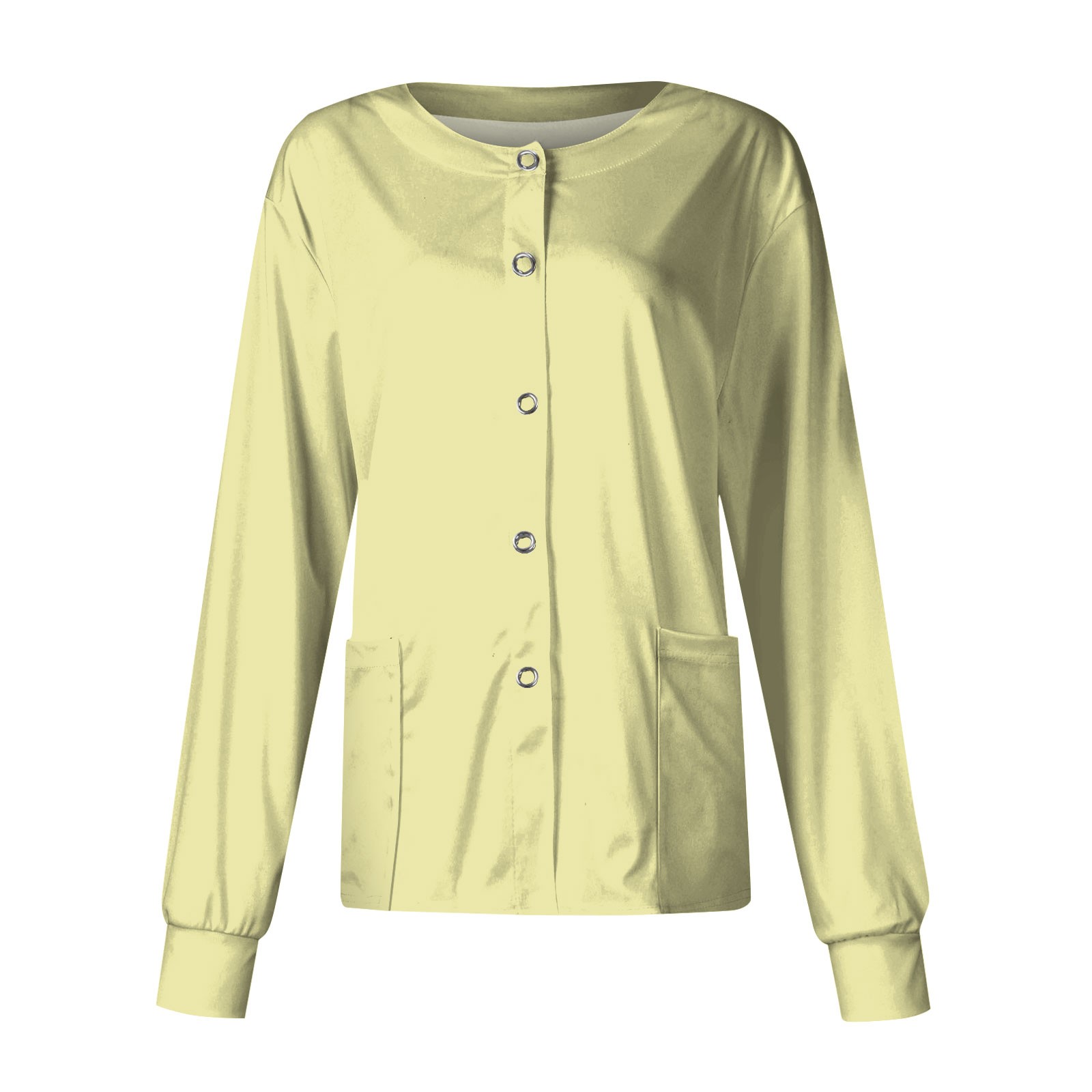 Women Long Sleeve Pocket Worki - Medical Lab Uniform review and price