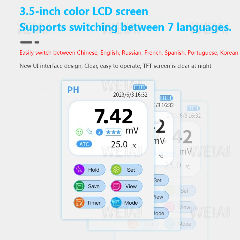 WEIAI Lab PH Meter Professiona - Ph Meter review and price