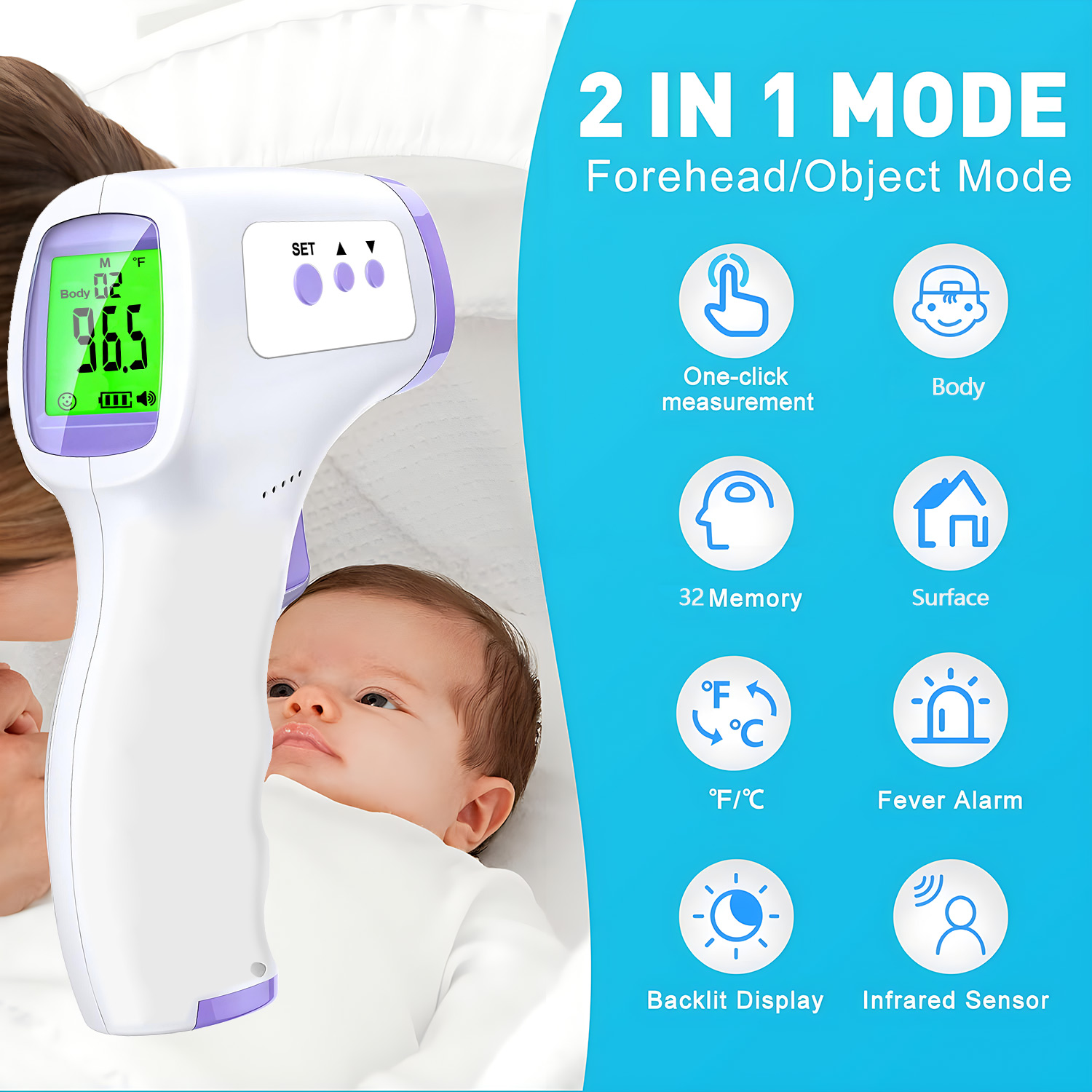 New Household Infrared Forehea - Pulse Oximeter review and price
