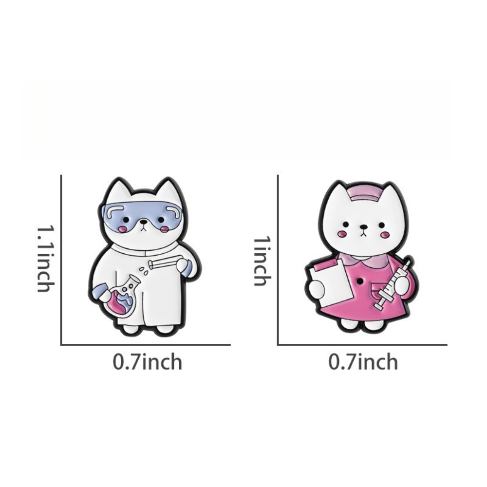 Cute Cat Nurse Lab Worker Broo - Medical Lab Images review and price