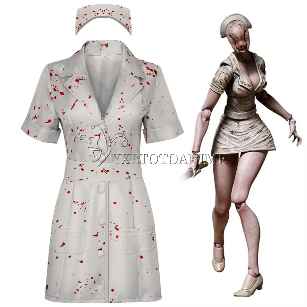 Movie Silent Hill Cosplay Cost - Medical Lab Uniform review and price