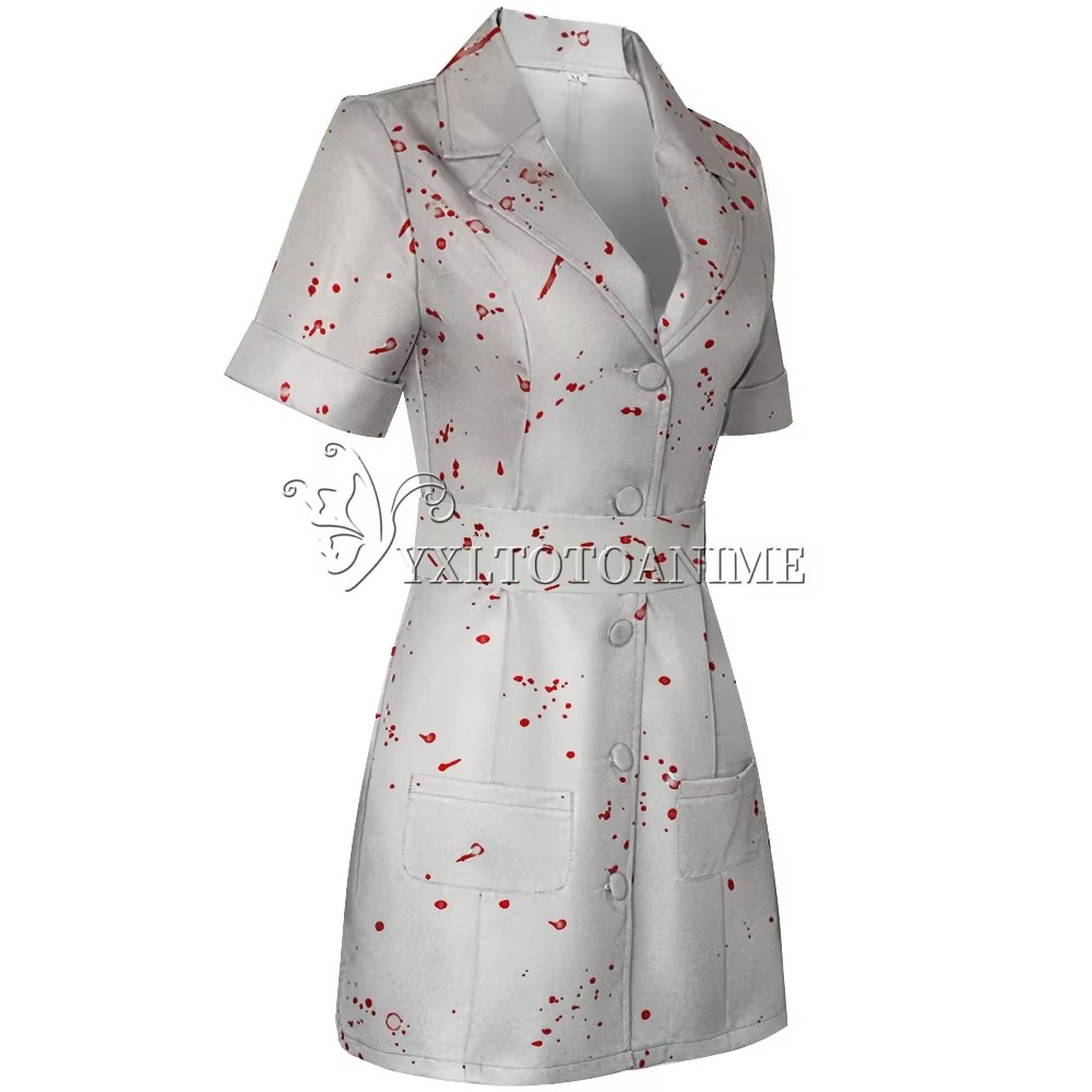 Movie Silent Hill Cosplay Cost - Medical Lab Uniform review and price