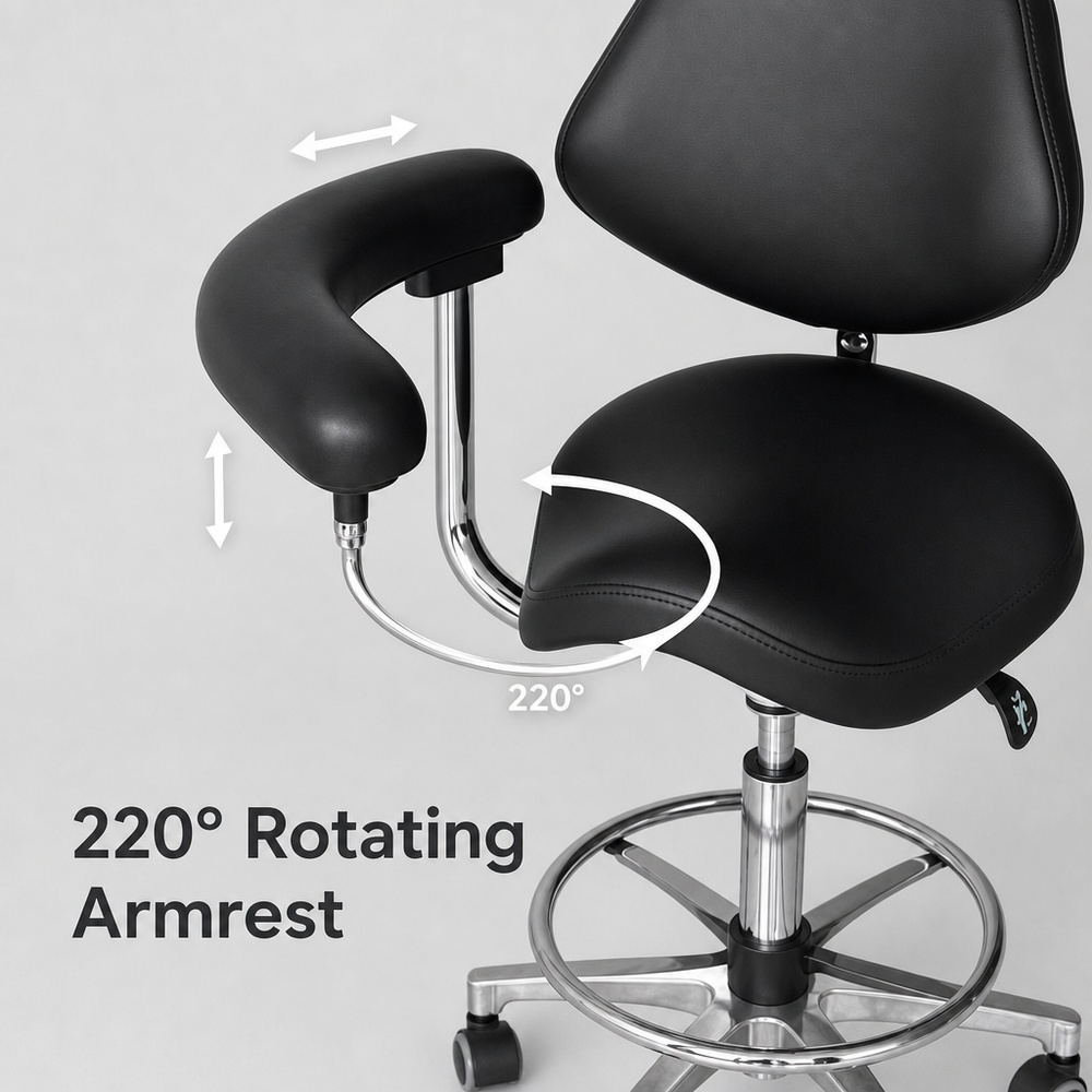Mobile Saddle Chair Hydraulic  - Medical Lab Design review and price