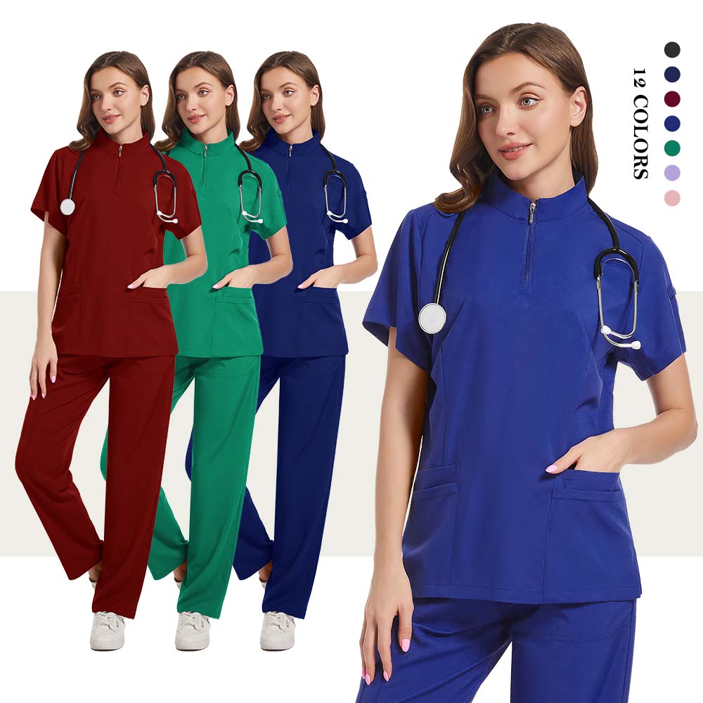 Stretch Scrubs Woman Set Medic - Medical Lab Uniform review and price