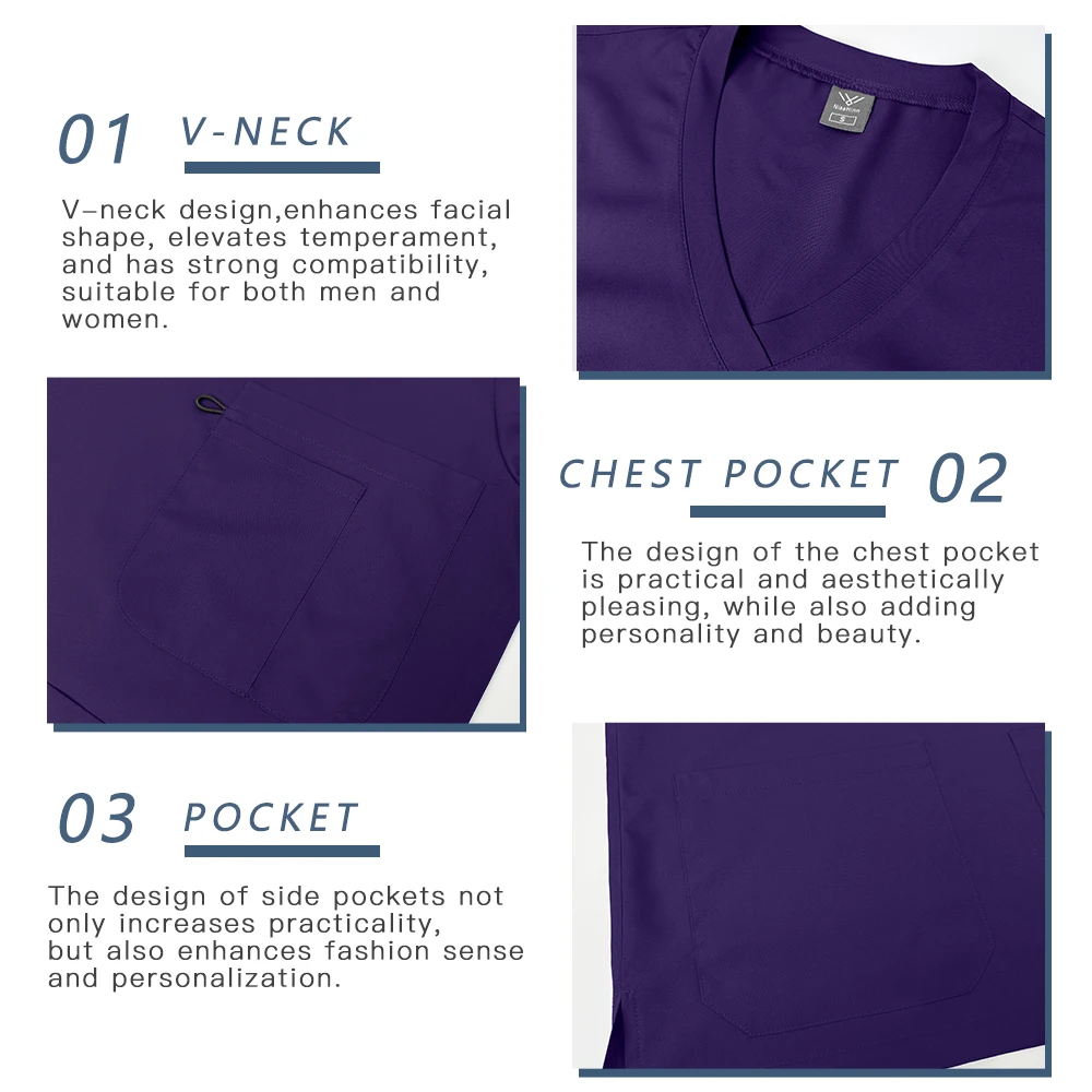 Nurse Surgical Scrub Set Men W - Medical Lab Uniform review and price