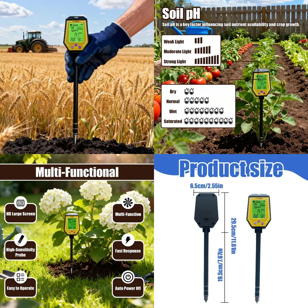 WAP01 New High Accuracy Soil T - Ph Meter review and price